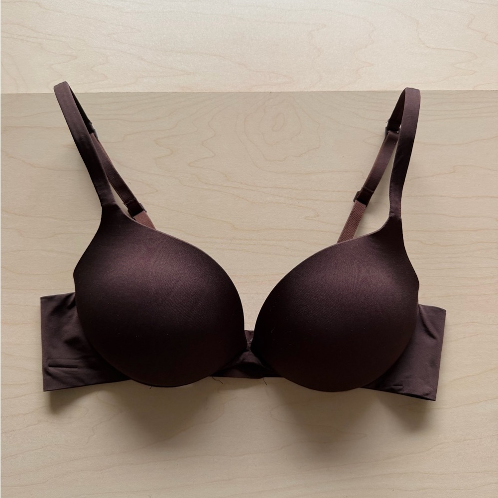 SKIMS push up brown bra